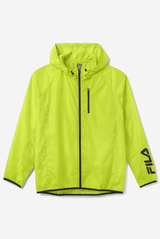 Fila Bunda Panske Trail Run Windbreaker Svetlo Zelene - HMUYI9041